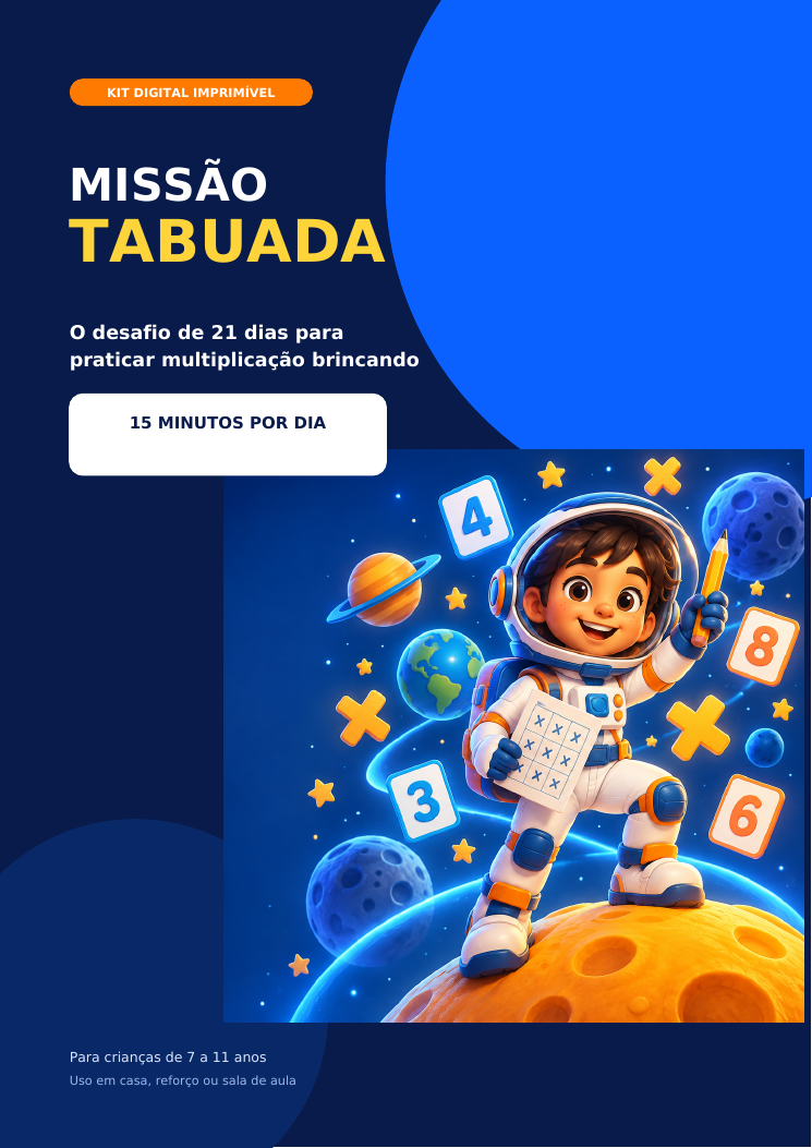 Capa do Kit Missão Tabuada